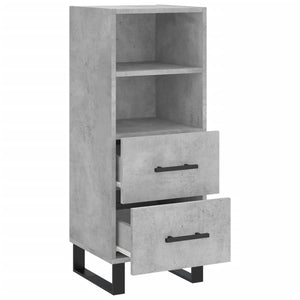 vidaXL Sideboard Concrete Grey 34.5x34x90 cm Engineered Wood