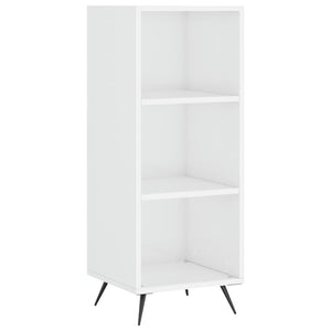 vidaxL Shelf Cabinet High Gloss White 34.5x32.5x90 cm Engineered Wood