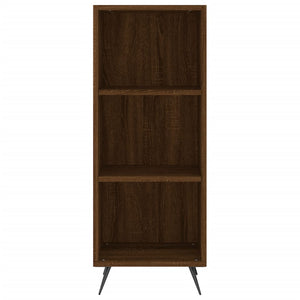 vidaxL Shelf Cabinet Brown Oak 34.5x32.5x90 cm Engineered Wood