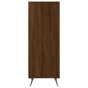 vidaxL Shelf Cabinet Brown Oak 34.5x32.5x90 cm Engineered Wood