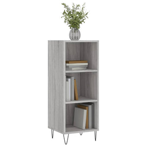 vidaXL Sideboard Grey Sonoma 34.5x32.5x90 cm Engineered Wood