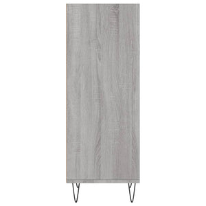 vidaXL Sideboard Grey Sonoma 34.5x32.5x90 cm Engineered Wood