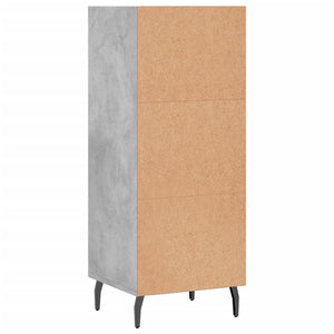 vidaXL Sideboard Concrete Grey 34.5x32.5x90 cm Engineered Wood