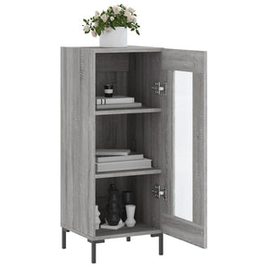 vidaXL Sideboard Grey Sonoma 34.5x34x90 cm Engineered Wood