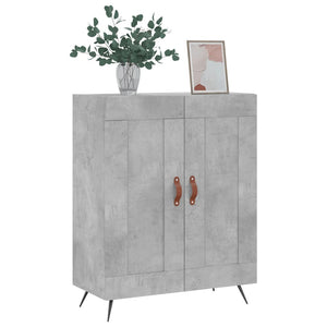 vidaXL Sideboard Concrete Grey 69.5x34x90 cm Engineered Wood