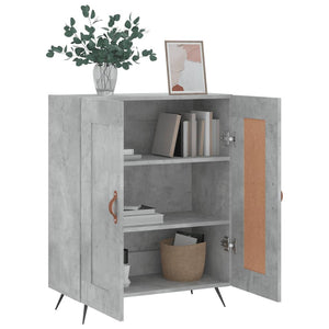 vidaXL Sideboard Concrete Grey 69.5x34x90 cm Engineered Wood