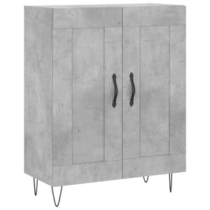 vidaXL Sideboard Concrete Grey 69.5x34x90 cm Engineered Wood