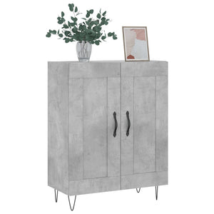 vidaXL Sideboard Concrete Grey 69.5x34x90 cm Engineered Wood