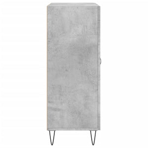 vidaXL Sideboard Concrete Grey 69.5x34x90 cm Engineered Wood