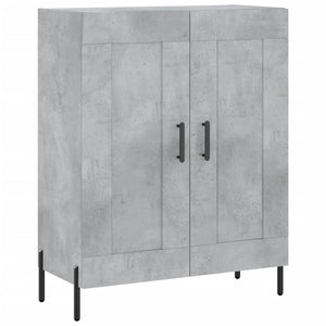 vidaXL Sideboard Concrete Grey 69.5x34x90 cm Engineered Wood