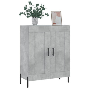 vidaXL Sideboard Concrete Grey 69.5x34x90 cm Engineered Wood