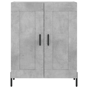 vidaXL Sideboard Concrete Grey 69.5x34x90 cm Engineered Wood