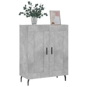 vidaXL Sideboard Concrete Grey 69.5x34x90 cm Engineered Wood