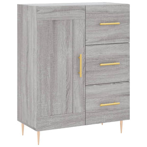 vidaXL Sideboard Grey Sonoma 69.5x34x90 cm Engineered Wood