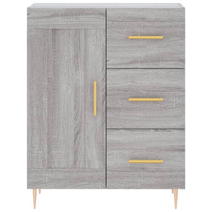 vidaXL Sideboard Grey Sonoma 69.5x34x90 cm Engineered Wood