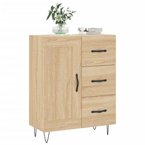 vidaXL Sideboard Sonoma Oak 69.5x34x90 cm Engineered Wood