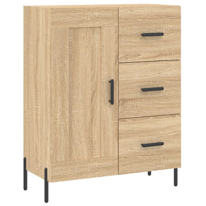 vidaXL Sideboard Sonoma Oak 69.5x34x90 cm Engineered Wood