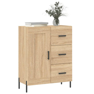 vidaXL Sideboard Sonoma Oak 69.5x34x90 cm Engineered Wood