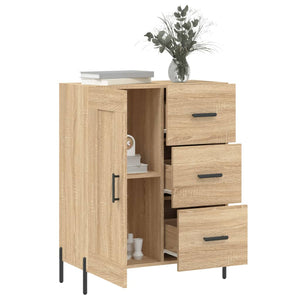 vidaXL Sideboard Sonoma Oak 69.5x34x90 cm Engineered Wood