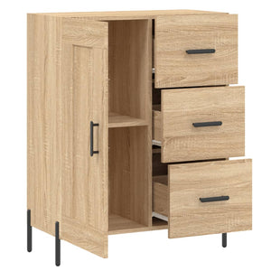 vidaXL Sideboard Sonoma Oak 69.5x34x90 cm Engineered Wood