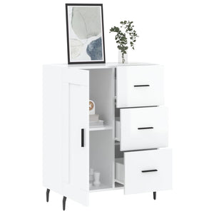 vidaXL Sideboard High Gloss White 69.5x34x90 cm Engineered Wood