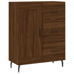 vidaXL Sideboard Brown Oak 69.5x34x90 cm Engineered Wood