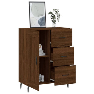 vidaXL Sideboard Brown Oak 69.5x34x90 cm Engineered Wood