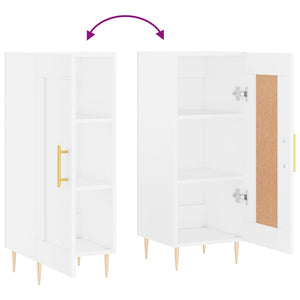 vidaXL Sideboard White 34.5x34x90 cm Engineered Wood