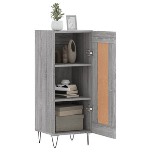 vidaXL Sideboard Grey Sonoma 34.5x34x90 cm Engineered Wood