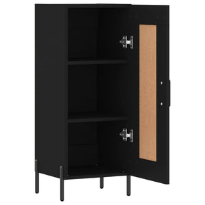 vidaXL Sideboard Black 34.5x34x90 cm Engineered Wood