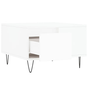 vidaXL Coffee Table White 55x55x36.5 cm Engineered Wood