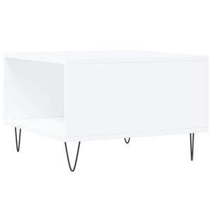 vidaXL Coffee Table White 55x55x36.5 cm Engineered Wood