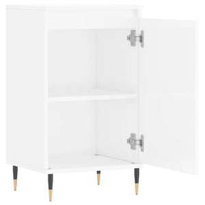 vidaXL Sideboard High Gloss White 40x35x70 cm Engineered Wood