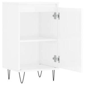 vidaXL Sideboard High Gloss White 40x35x70 cm Engineered Wood