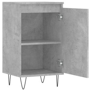 vidaXL Sideboards 2 pcs Concrete Grey 40x35x70 cm Engineered Wood