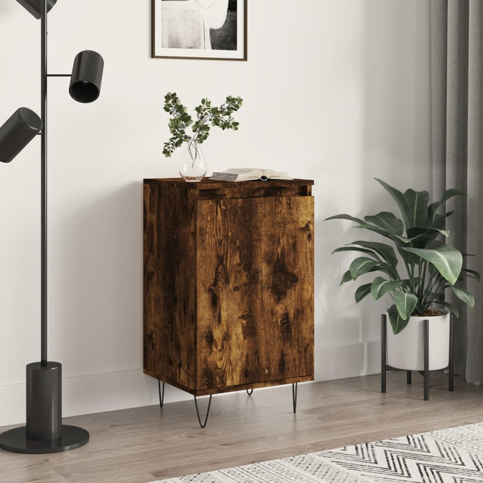 vidaXL Sideboard Smoked Oak 40x35x70 cm Engineered Wood