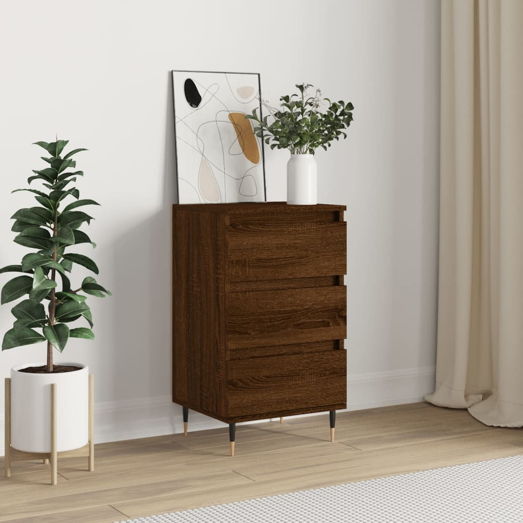 vidaXL Sideboard Brown Oak 40x35x70 cm Engineered Wood