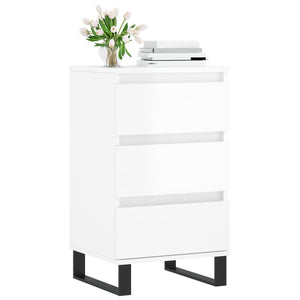 vidaXL Sideboard High Gloss White 40x35x70 cm Engineered Wood