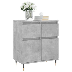 vidaXL Sideboard Concrete Grey 60x35x70 cm Engineered Wood