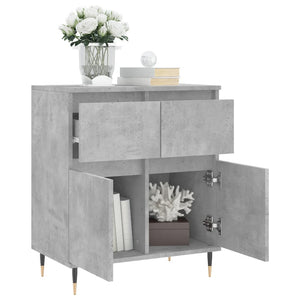 vidaXL Sideboard Concrete Grey 60x35x70 cm Engineered Wood