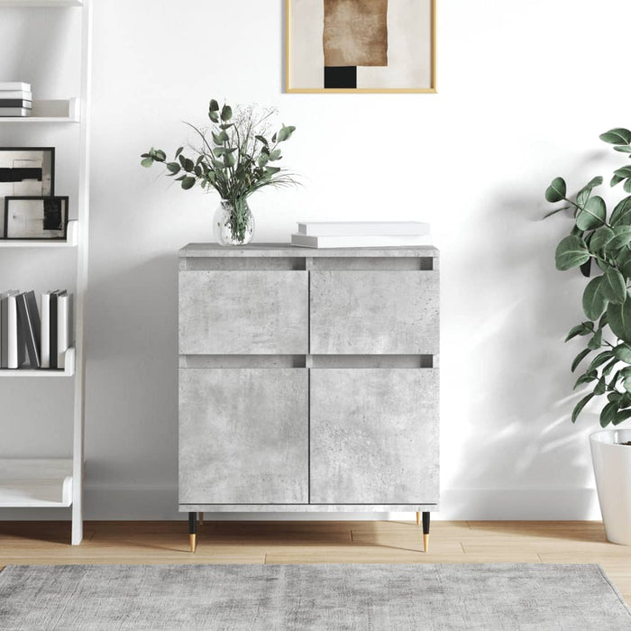 vidaXL Sideboard Concrete Grey 60x35x70 cm Engineered Wood