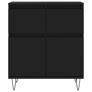 vidaXL Sideboard Black 60x35x70 cm Engineered Wood