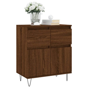 vidaXL Sideboard Brown Oak 60x35x70 cm Engineered Wood