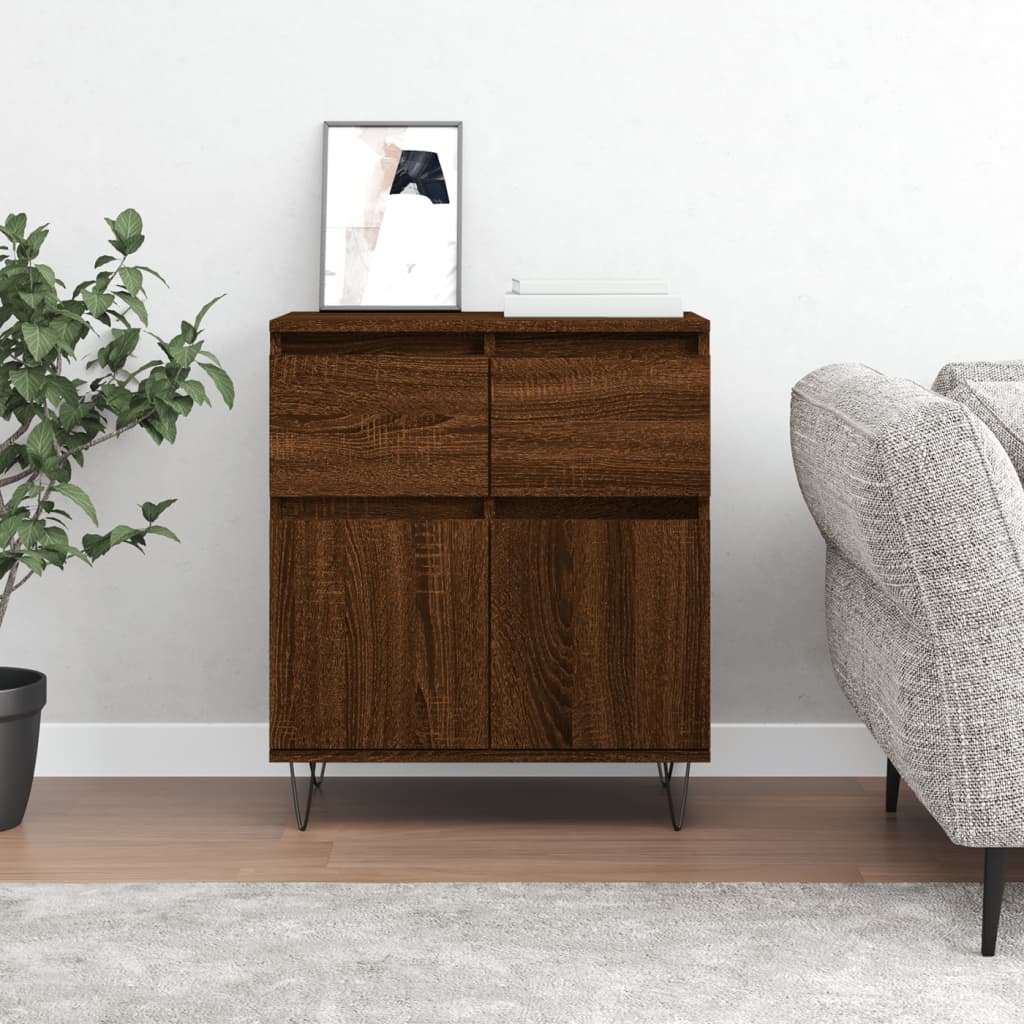 vidaXL Sideboard Brown Oak 60x35x70 cm Engineered Wood