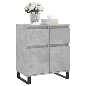 vidaXL Sideboard Concrete Grey 60x35x70 cm Engineered Wood