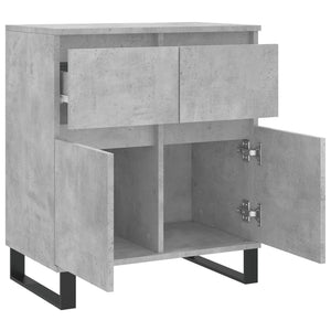 vidaXL Sideboard Concrete Grey 60x35x70 cm Engineered Wood