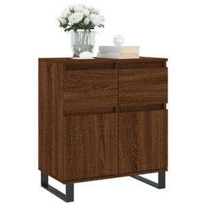 vidaXL Sideboard Brown Oak 60x35x70 cm Engineered Wood