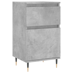 vidaXL Sideboards 2 pcs Concrete Grey 40x35x70 cm Engineered Wood