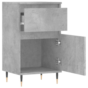 vidaXL Sideboards 2 pcs Concrete Grey 40x35x70 cm Engineered Wood