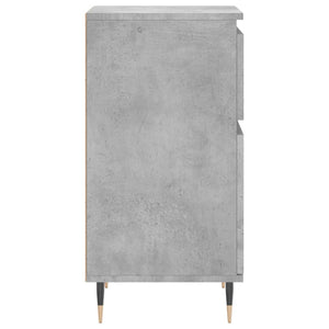 vidaXL Sideboards 2 pcs Concrete Grey 40x35x70 cm Engineered Wood